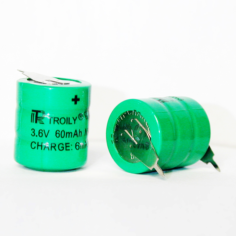 Ni-MH60mAh 3.6V 柱式带焊脚